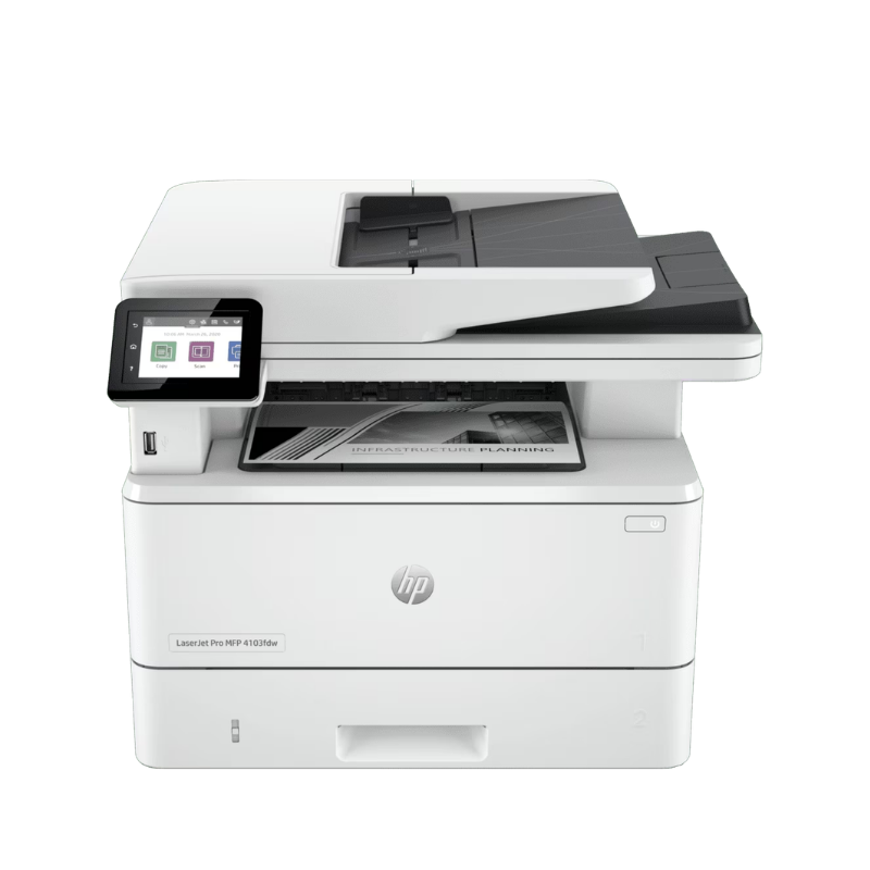 HP Laser Jet 4103fdw Mono Laser Printer